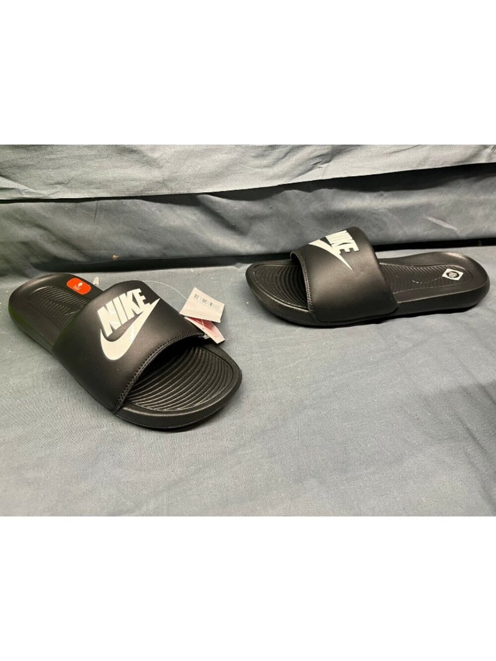Nike Victori One Slides CN9675 002 Black White Men's Size 10 NEW w/TAGS NO BOX!